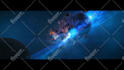 create moon explode logo reveal animation