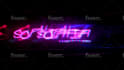 create glitchy cyberpunk logo intro