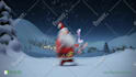 create a christmas holiday intro video