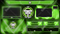 craft twitch overlay, twitch logo, animated twitch stream alerts, panels screens