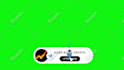 create youtube subscribe button and social media lower third
