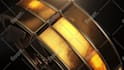 create dark gold silver 3d metallic logo intro animation