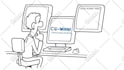 whiteboard animation explainer video in hebrew or in english