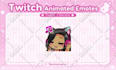 create anime chibi animated emotes for twitch
