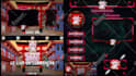 craft animated twitch overlay, kick overlay, youtube overlay with custom theme