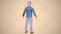 make best 3d character model, rig and basic animate