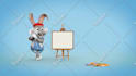 add your logo with rabbit paint board