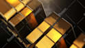 create dark gold silver 3d metallic logo intro animation