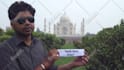 record a video at taj mahal