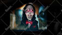 record a voice over message as jigsaw the serial killer