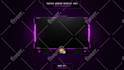 make professional twitch stream webcam overlay