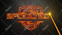 create metal laser cut fire crack and burning logo intro