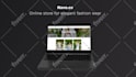 create an elegant website promo or website 3d presentation video