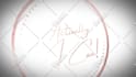 create beauty glitter particles logo intro