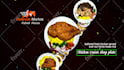 create an animated restaurant menu display video