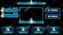 create custom animated full stream package, screens, twitch overlay, logo, alert
