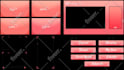 design custom animated stream overlay for twitch or youtube