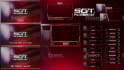 create animated kick twitch stream overlays, screens, stingers ,alerts
