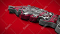 create 3d clean glossy sports logo intro animation