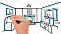 make a 30 sec white board animation