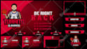 craft professional twitch overlay, stream overlay, mascot logo