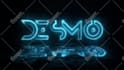 create a neon intro text or logo animation