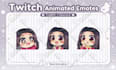 create anime chibi animated emotes for twitch