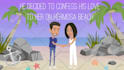 create a gorgeous romantic animated wedding invitation video