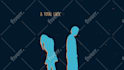 create hand drawn silhouette animated lyric video