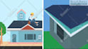 do roof damage repair or gutter cleaning promo video