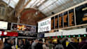 add anything inside a london train station billboard video