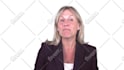 be your british video spokesperson on white screen with logo
