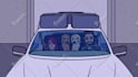 create cartoon music video or cartoon story
