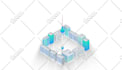 do any isometric illustration design
