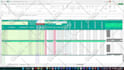 create microsoft excel project schedule gantt chart timeline