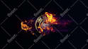 create fire logo intro animation