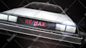 create your logo or text on delorean back to the future car