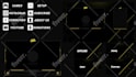 design custom animated stream overlay for twitch or youtube