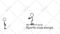 draw or animate a stick figure or stickman