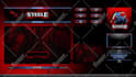 design custom animated twitch overlay and kick overlay