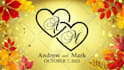 design and animate your wedding monogram or logo