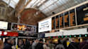 add anything inside a london train station billboard video