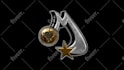 create 3d spinning chrome logo