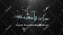 create luxury golden and silver intro logo animation