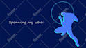 create hand drawn silhouette animated lyric video