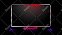 design animated twitch overlay