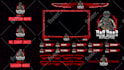 create custom premium full stream branding overlay package for twitch and kick