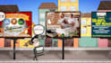 make you this eye catchy cartoon animated commercial