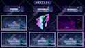 do custom twitch or kick stream gaming and vtuber overlay