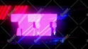 create glitchy cyberpunk logo intro
